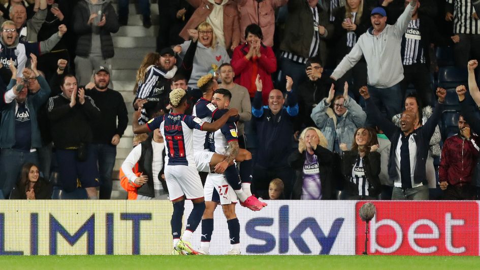 Alex Mowatt celebrates his goal against Sheffield United