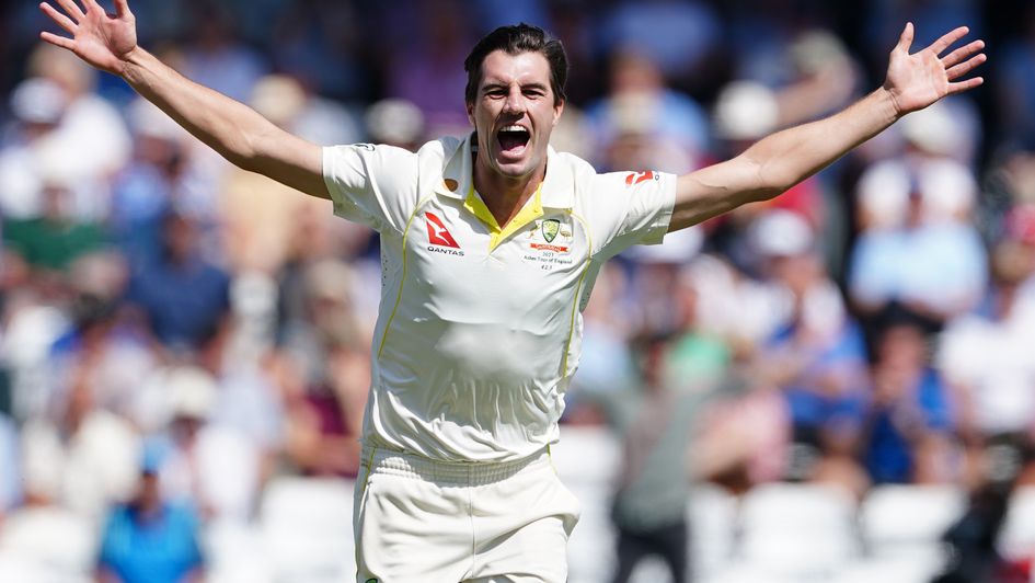 Pat Cummins claimed six wickets in the first innings