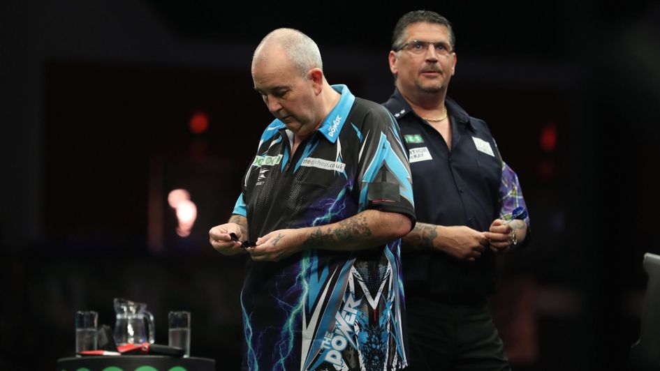 Phil Taylor during his defeat to Gary Anderson (Lawrence Lustig, PDC)