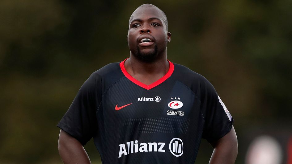 Josh Ibuanokpe: Saracens prop pictured in action
