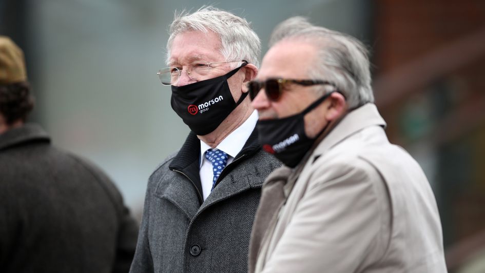 Sir Alex Ferguson: Enjoying himself as an owner at Aintree