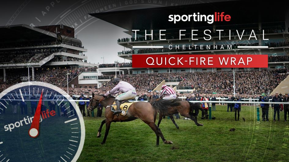 Hear from winning jockeys and trainers in our Cheltenham Festival quick fire review podcast - new episode after each day's racing