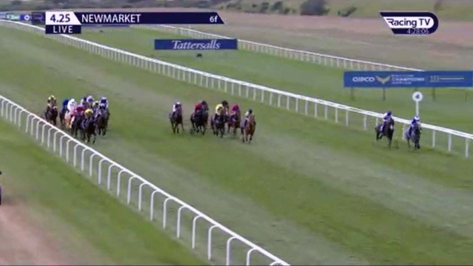 Starman after 2 furlongs in the July Cup