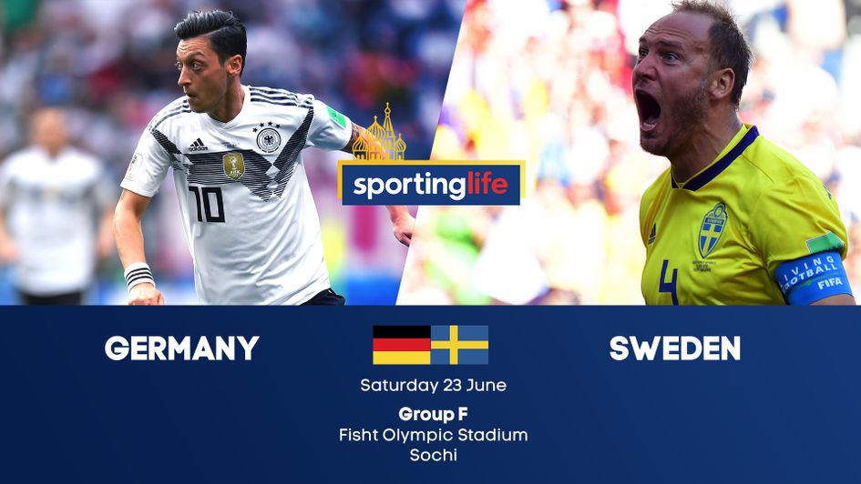 Germany v Sweden: Group F match on Saturday June 23