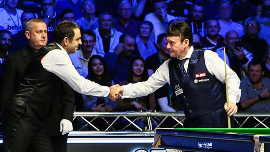 Ronnie O'Sullivan was too strong for Jimmy White