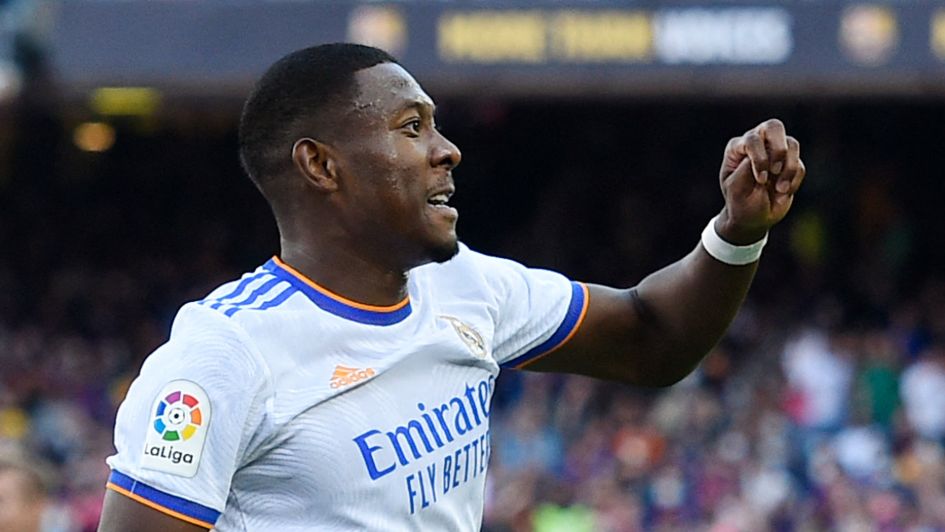 David Alaba's goal was his first for Real Madrid