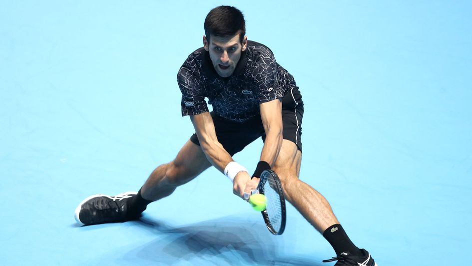 Novak Djokovic is two wins from two in London