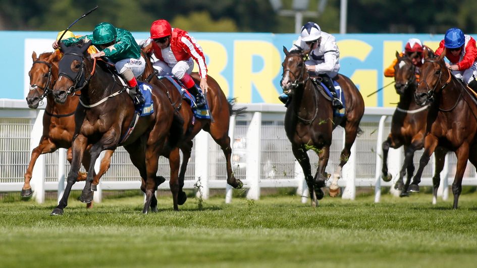 Aljazzi (green silks) helped make one Pick 7 player's day