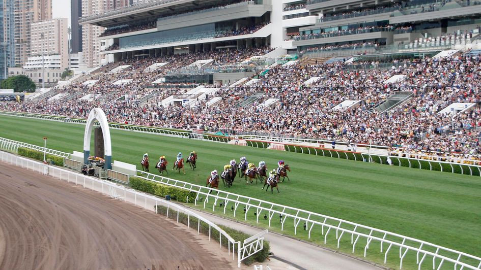 Sha Tin racecourse from on high