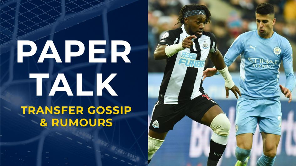 Paper Talk graphic with Allan Saint-Maximin and Joao Cancelo