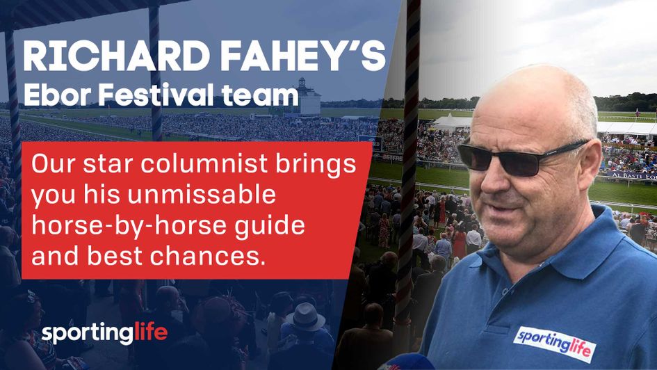 Richard Fahey brings you his guide to his Ebor Festival team