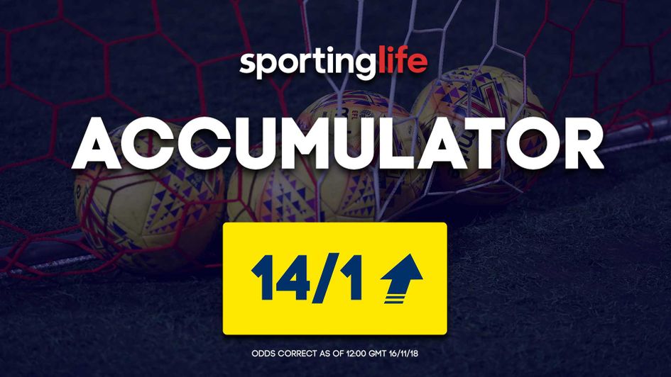 Saturday's Sporting Life's Accumulator is available at 14/1
