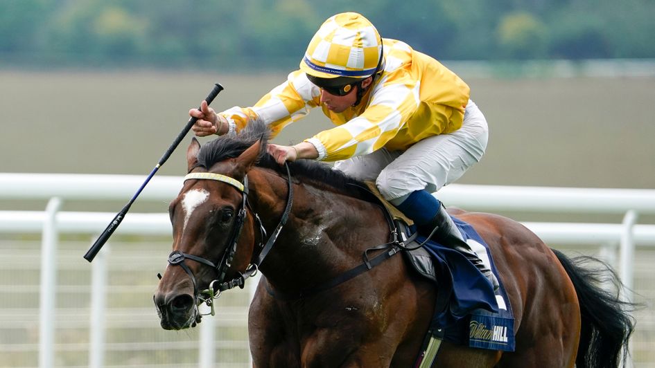 Hoo Ya Mal is in control of the March Stakes