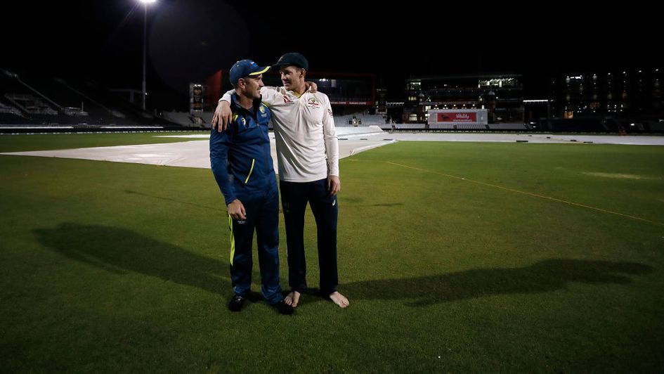 Justin Langer and Tim Paine