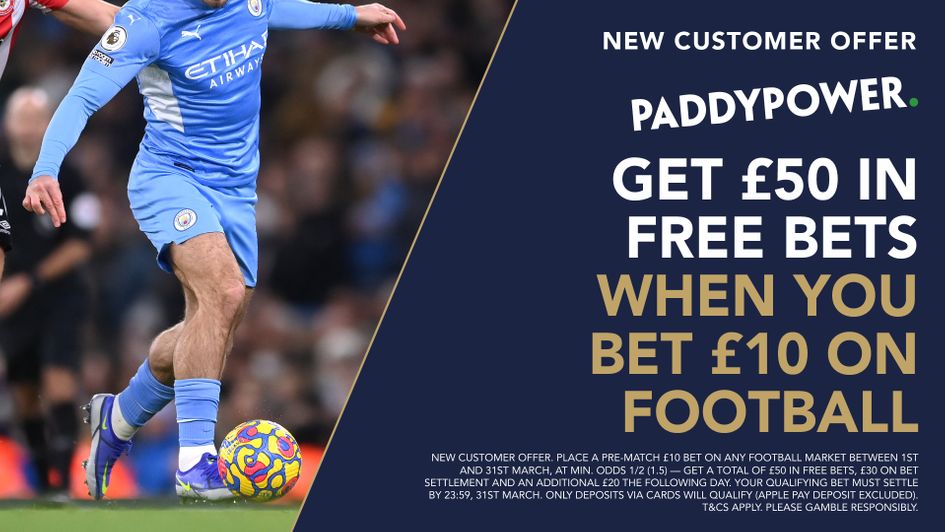 Paddy Power's latest football offer
