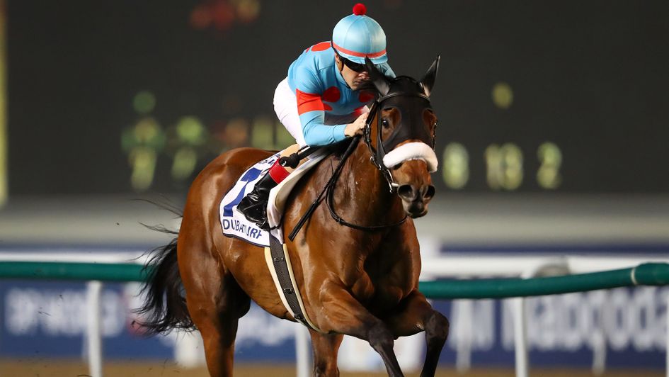Almond Eye wins at Meydan in style