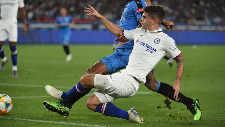 Christian Pulisic in action against Kawasaki Frontale