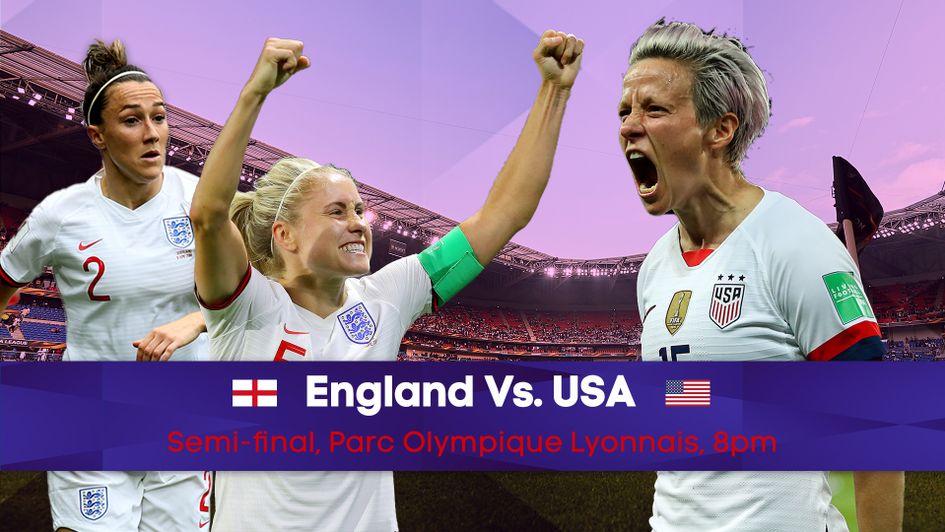England take on USA in the Women's World Cup semi-final