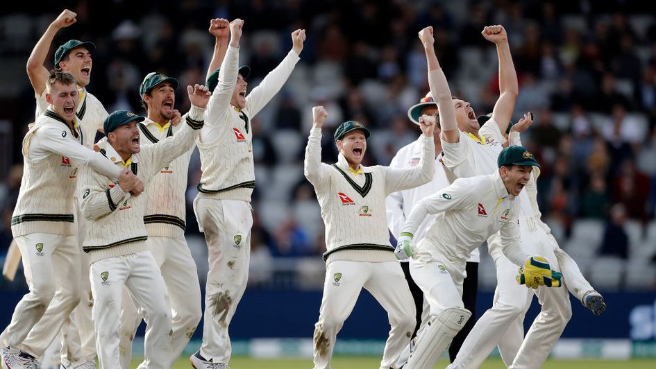 Australia celebrate