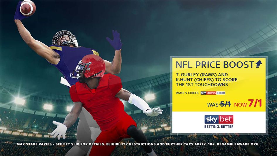 The Sky Bet NFL Price Boost for Chiefs @ Rams