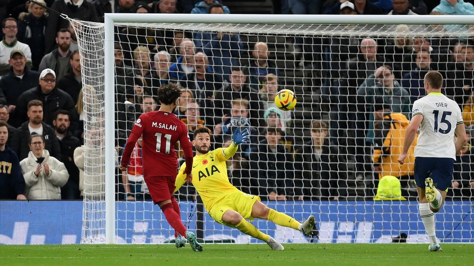 Mo Salah scores Liverpool's winner at Spurs