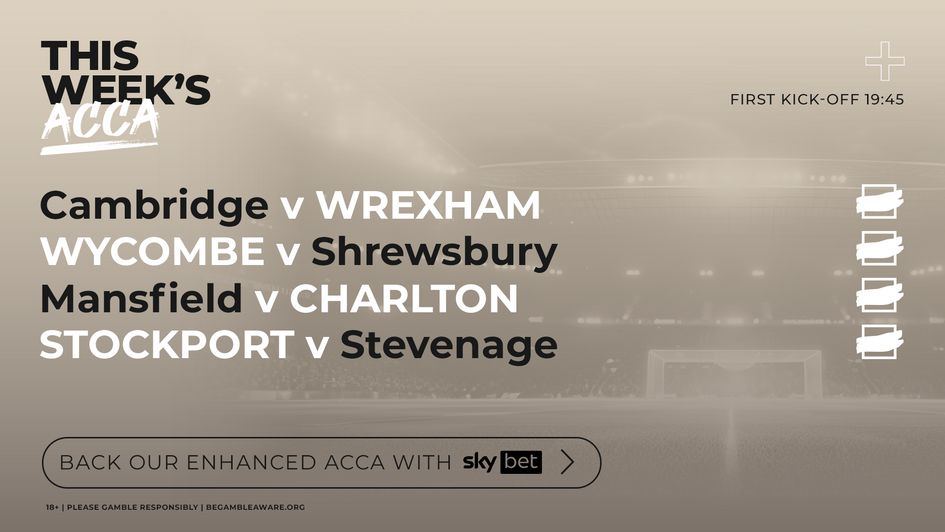 CLICK HERE for our 11/1 acca!