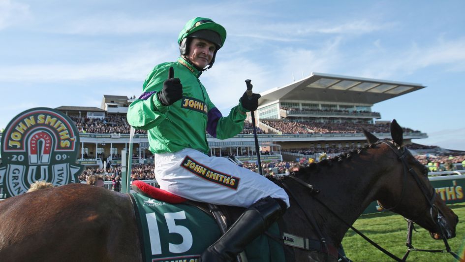 Liam Treadwell celebrates on Mon Mome