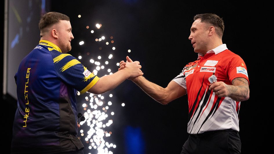 Luke Littler and Gerwyn Price
