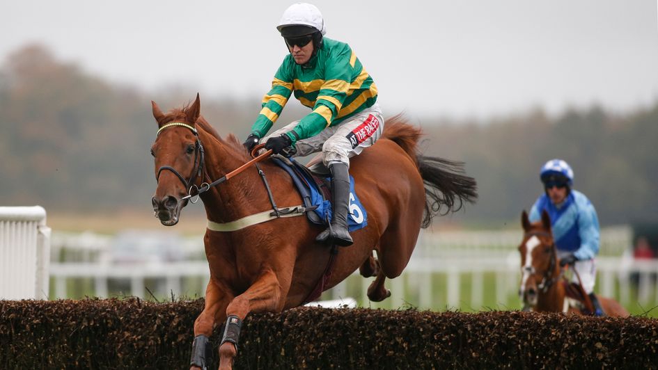 Yanworth in action over fences
