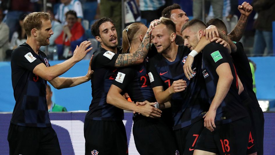 Croatia celebrate