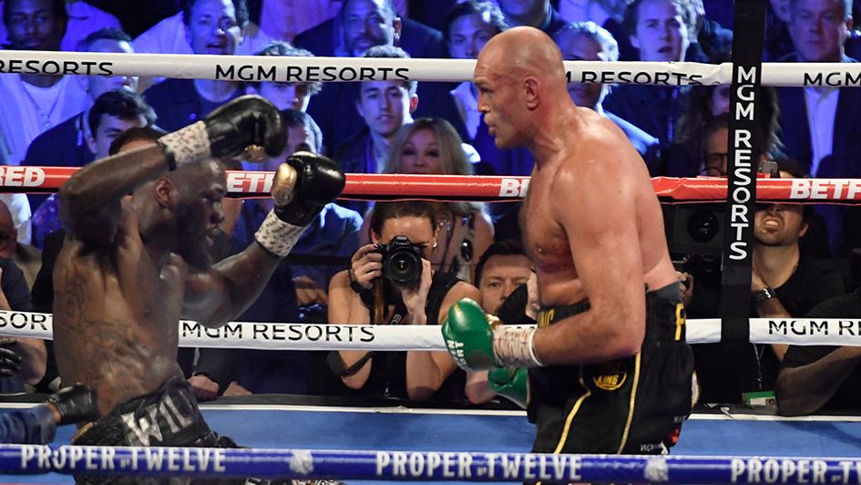 Tyson Fury sent Deontay Wilder to the canvas twice