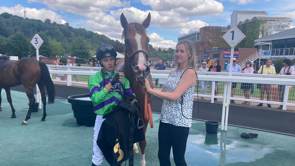 Just Amber pictured after winning at Nottingham