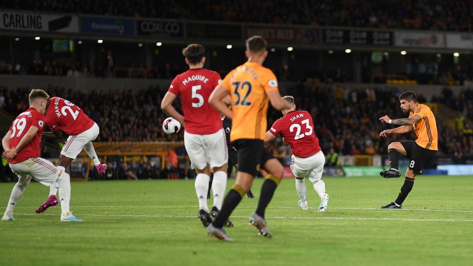 Ruben Neves scores a stunner for Wolves