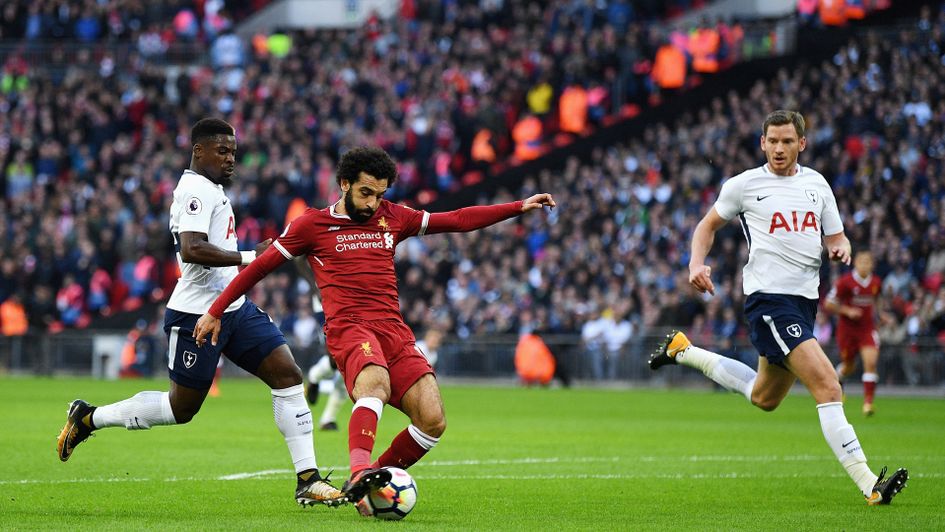 Mohamed Salah scores for Liverpool