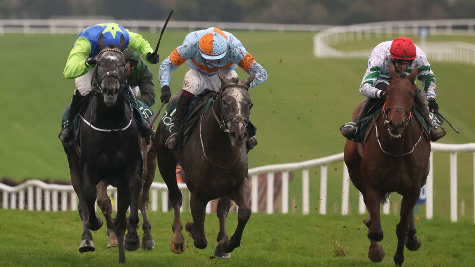 My Trump Card (right) shaped well in a Navan bumper recently