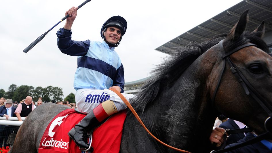 Andrea Atzeni won his first St Leger on Kingston Hill in 2014