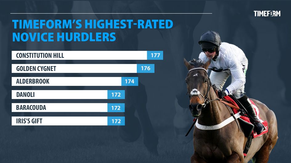 Timeform's highest-rated novice hurdlers