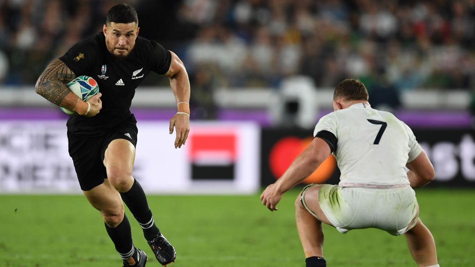Sonny Bill Williams: Pictured in action for New Zealand at the Rugby Union World Cup