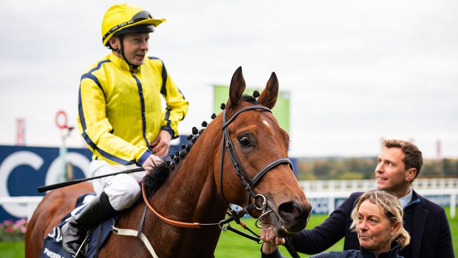 Jamie Spencer after winning on Powerful Glory