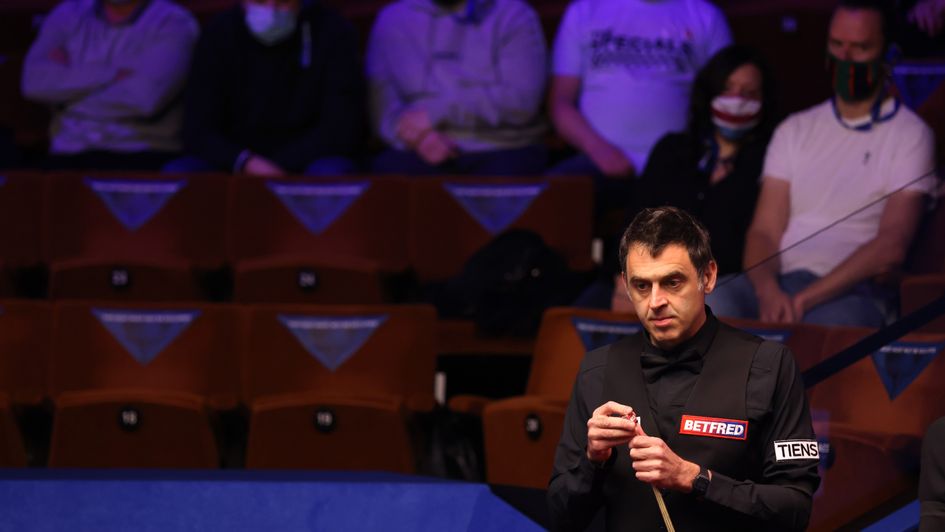 Ronnie O'Sullivan raised his game for the Crucible crowd on Saturday
