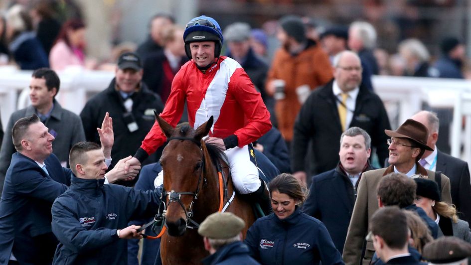 Jamie Codd celebrates on Envoi Allen