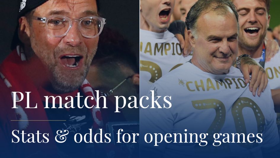 The latest odds & Opta stats for the opening weekend of the Premier League