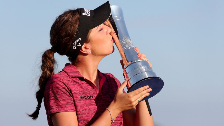 Georgia Hall, winner of the Women's British Open