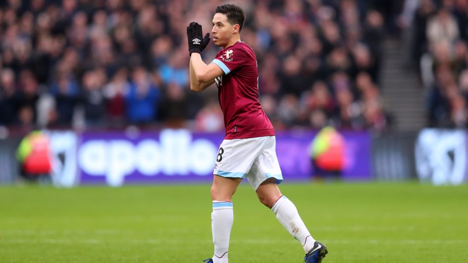 Samir Nasri: The Frenchman made just six appearances for West Ham