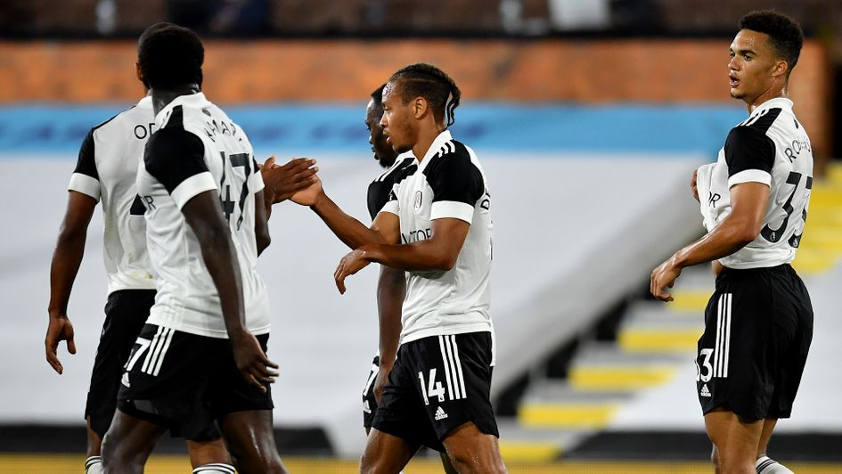 Fulham celebrate a goal against Sheffield Wednesday