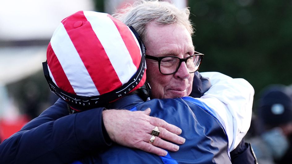 Harry Redknapp savours the King Georg win with Ben Jones