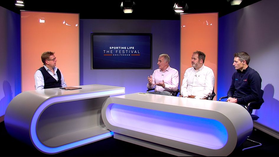 Ed Chamberlin and friends in the Sporting Life studio