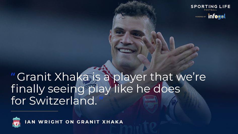 Ian Wright quotes on Granit Xhaka