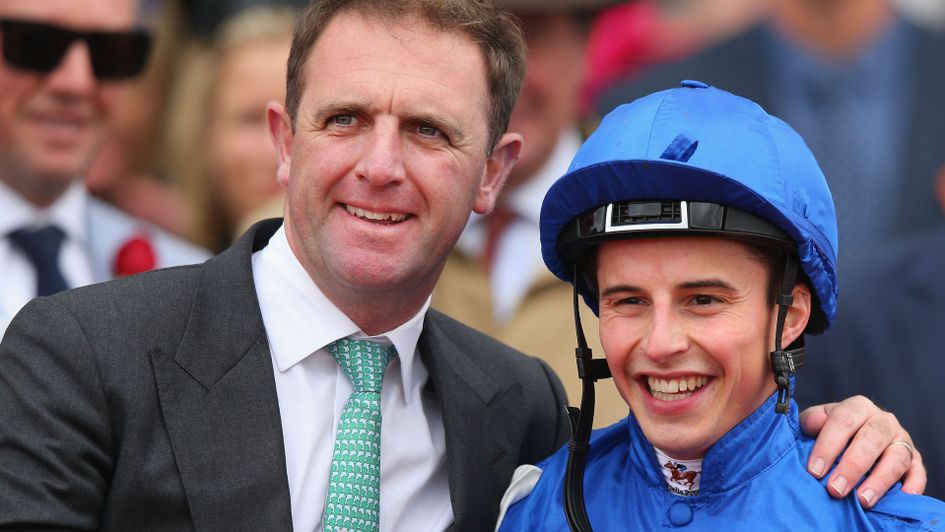 Charlie Appleby (left) pictured with William Buick