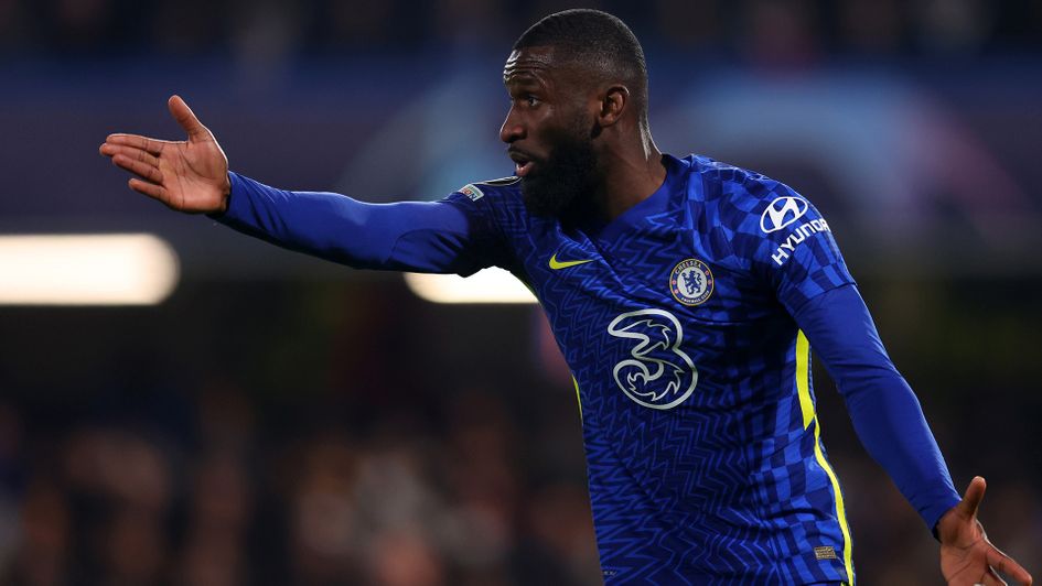 Antonio Rudiger in action for Chelsea